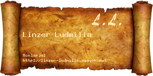 Linzer Ludmilla névjegykártya